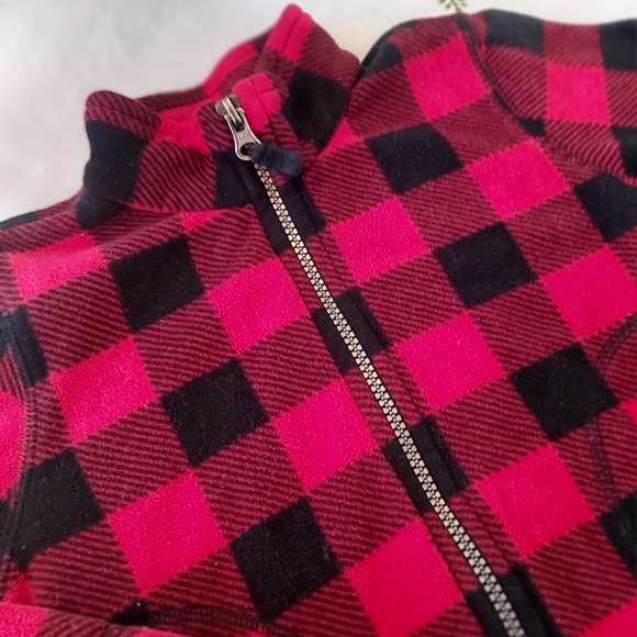 Plaid Fleece Sweater - Picture 3 of 3